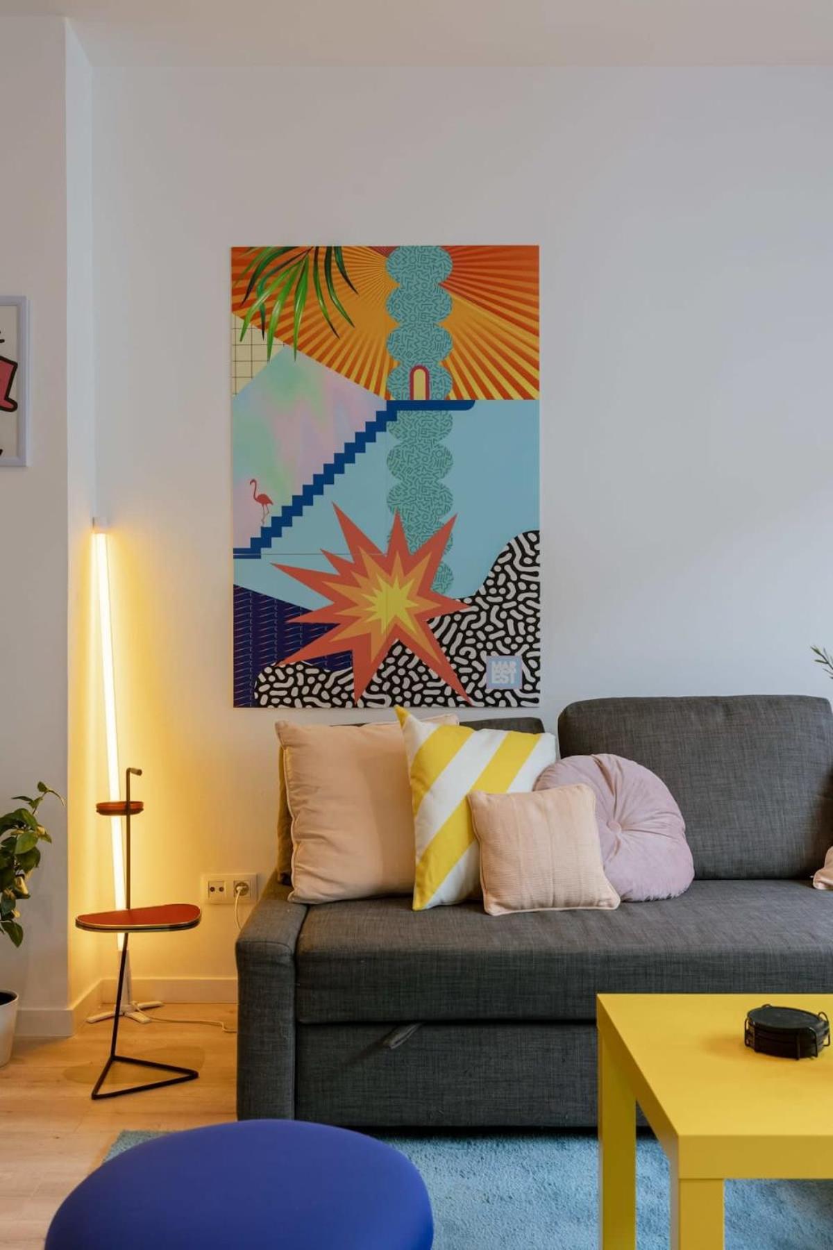 Colorful Pop Apartment In The Heart Of Antuérpia Exterior foto